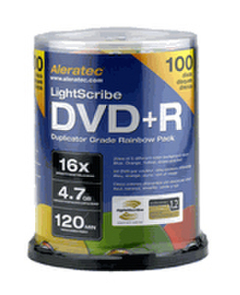 Aleratec LS DVD+R 100 Pack 4.7ГБ DVD+R