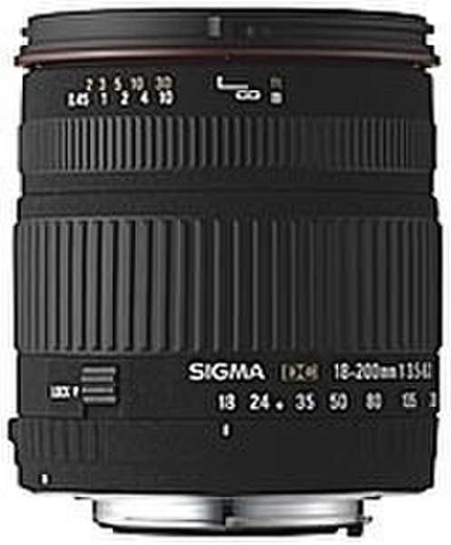 Sigma 18-200mm F3.5-6.3 DC SLR Tele lens Black