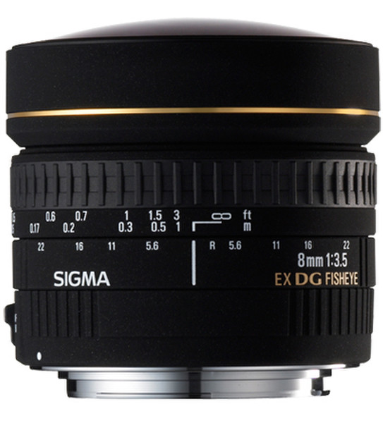 Sigma 8mm F3,5 Fish Eye Circulaire DG EX (Canon) Черный