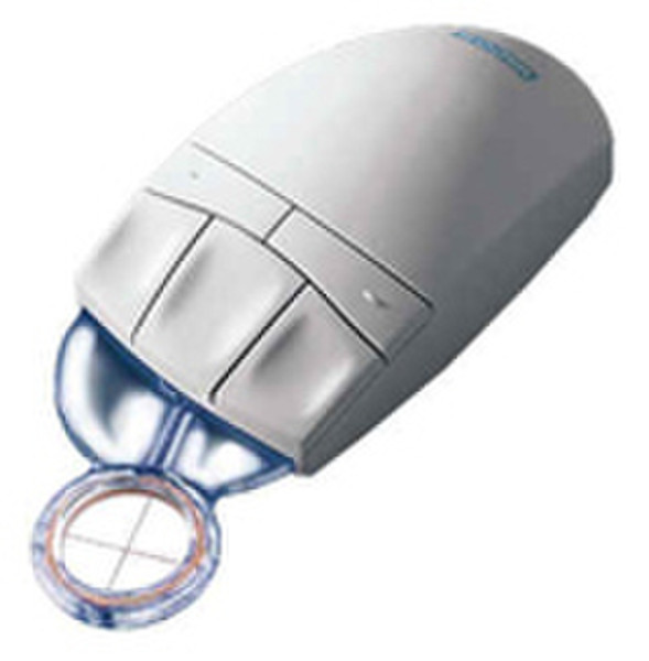 Wacom Intuos Lens Cursor Беспроводной RF Лазерный 2540dpi Белый компьютерная мышь