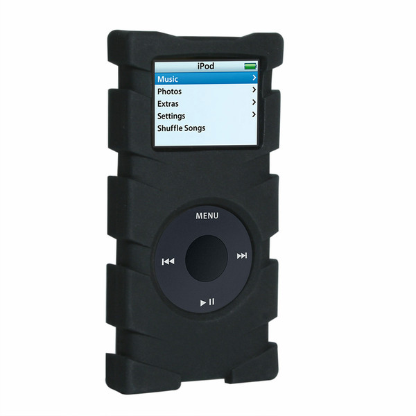 Speck ToughSkin for iPod nano 2G, Black Schwarz