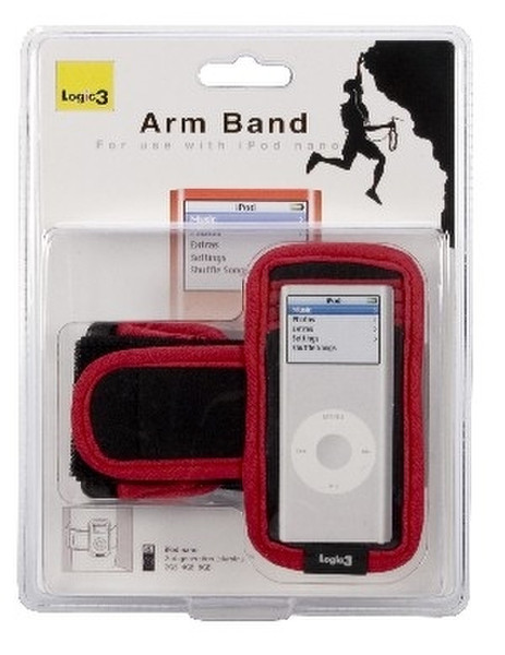 Logic3 Armband for iPod nano, Red