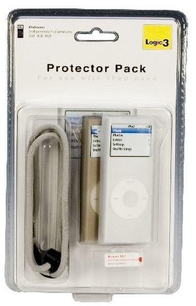 Logic3 Protector Kit for iPod nano 2G, Black/White