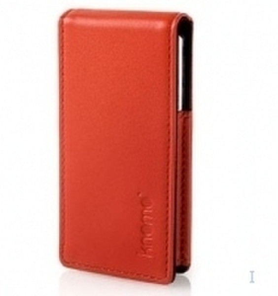 Knomo Leather Cover for iPod nano Red Rot
