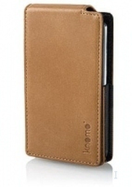Knomo Leather Cover for iPod video Tan Braun
