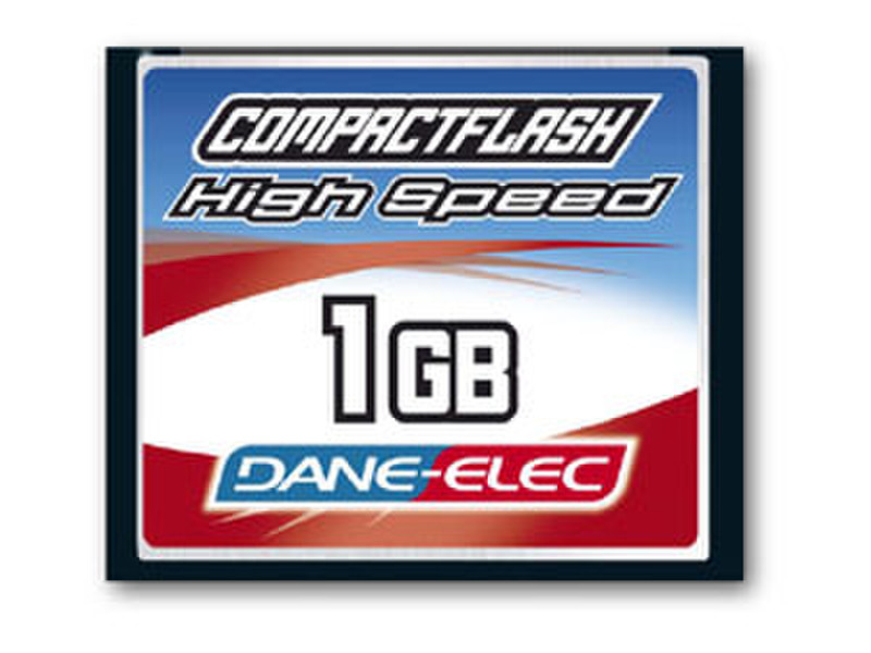 Dane-Elec CompactFlash Card 80X 1024 MB 1ГБ CompactFlash карта памяти