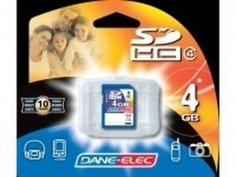 Dane-Elec 4 GB SDHC 4GB SDHC memory card