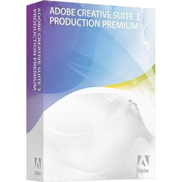 Adobe Creative Suite 3 Production Premium (EN) Mac Retail 1Benutzer Englisch