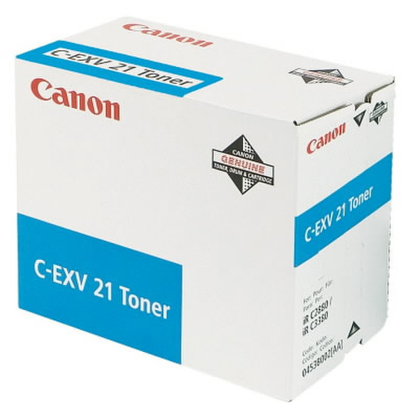 Canon C-EXV 21 Тонер 14000страниц Бирюзовый
