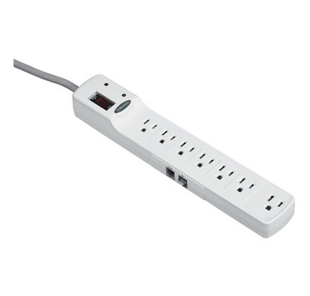 Fellowes 99014 7AC outlet(s) 1.8m White surge protector