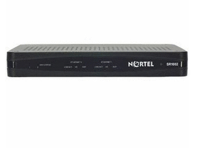 Nortel 1002 Подключение Ethernet Черный проводной маршрутизатор