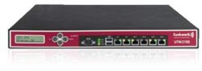 Funkwerk UTM 2100 Appliance. License 100 User 1U 100Mbit/s hardware firewall
