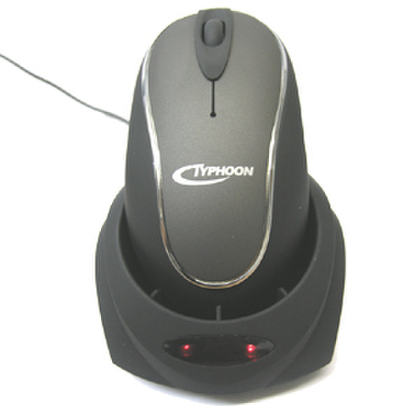 Typhoon Design Unplug Mouse Беспроводной RF Оптический 800dpi Серый компьютерная мышь