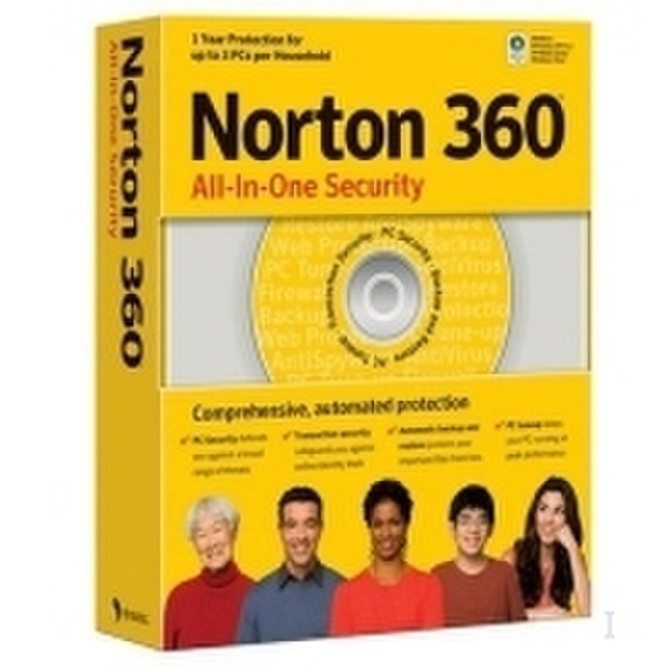 Symantec Upgrade Norton 360 DE 5 users 5пользов. DEU