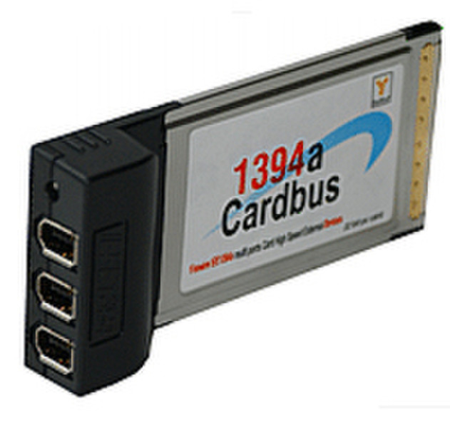 Evertech 3-port FireWire PCMCIA Card интерфейсная карта/адаптер
