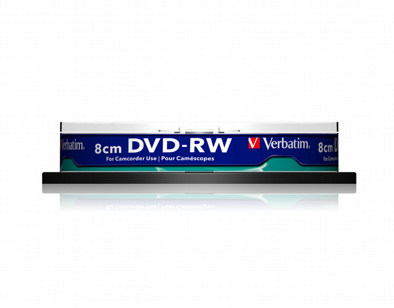 Verbatim DVD-RW 8cm Inkjet Printable 1.4GB DVD-RW 10Stück(e)