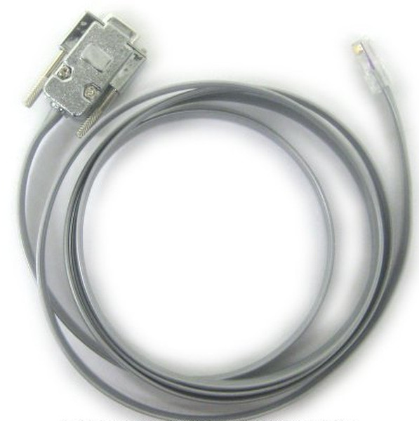 Digi 76000645 1.2m DB9 Rj-45 Grey serial cable