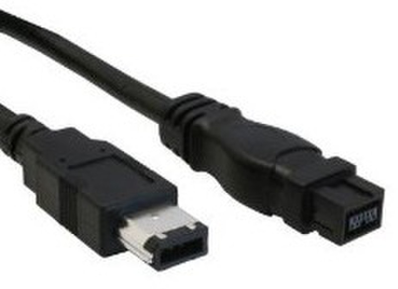 Equip 128152 2m 6-p 9-p Schwarz Firewire-Kabel