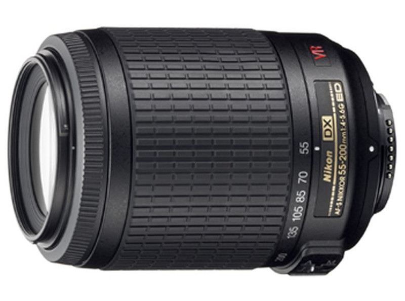 Nikon AF-S DX VR Zoom-Nikkor 55-200mm f/4-5.6G IF-ED SLR Telephoto lens Schwarz