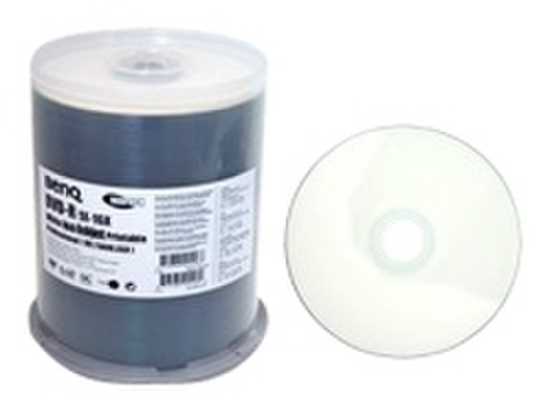 Benq 100xDVD-R 4.7GB 120Min 16x thermal printable 4.7ГБ DVD-R 100шт