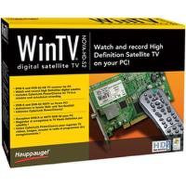 Hauppauge WinTV-NOVA-HD-S2 Eingebaut DVB-S2 PCI