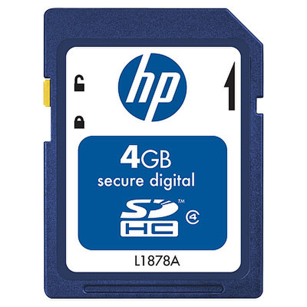 HP 4GB SDHC 4ГБ SDHC Class 4 карта памяти