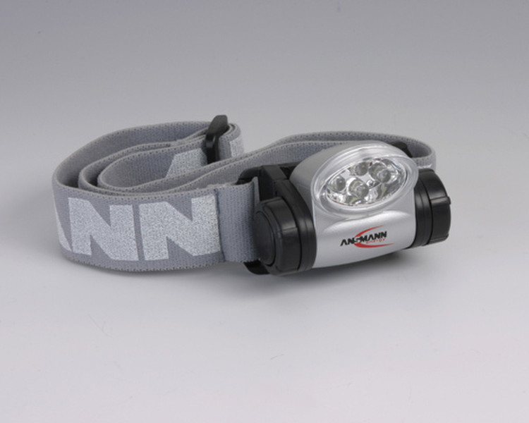 Ansmann Headlight with 4 high performance LEDs SL4/CR Silver