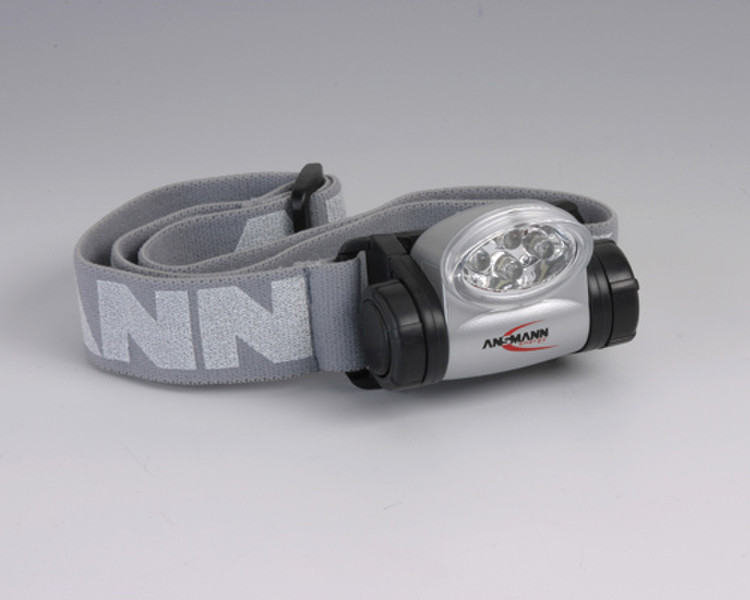 Ansmann Headlight with 4 high performance LEDs SL4/CR Cеребряный