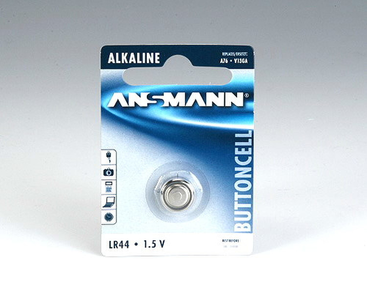 Ansmann Alkaline Battery LR 44 Alkaline 1.5V non-rechargeable battery