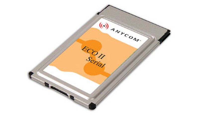 Anycom ECO II Single Serial PC Card 0.9216Mbit/s networking card