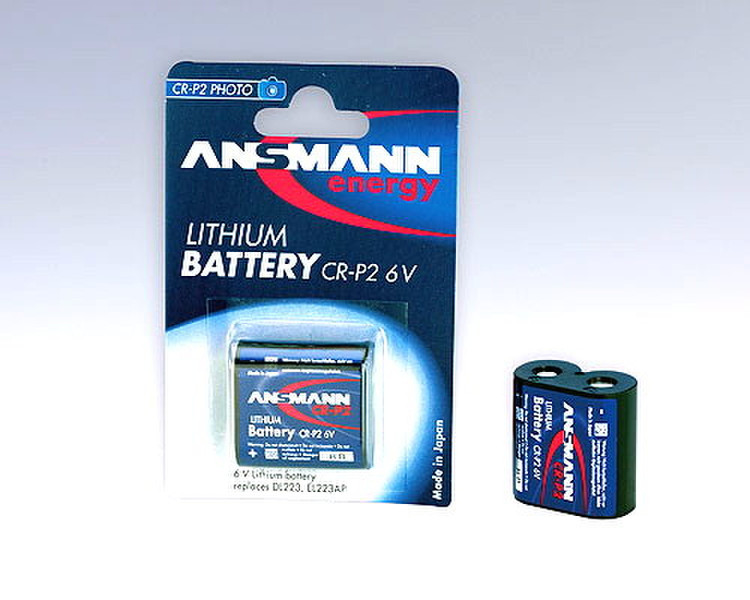 Ansmann Lithium Photo Battery CRP 2 Lithium-Ion (Li-Ion) 6V Nicht wiederaufladbare Batterie