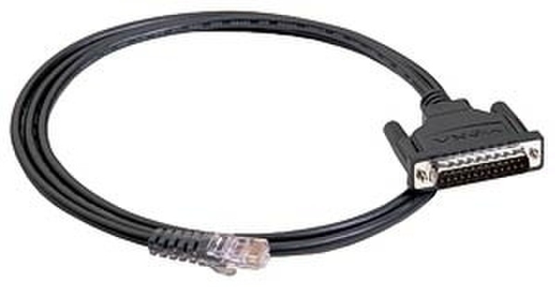 Digi RJ-45 to DB-9 Male Straight, 48' 1.2m networking cable