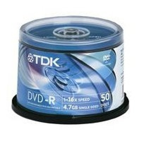 TDK DVD-R 4.7GB (50 Pack) 4.7GB DVD-R 50Stück(e)