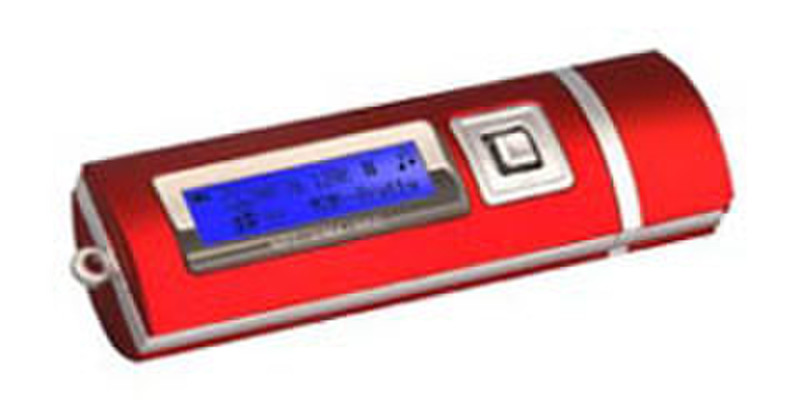 ODYS MP3-Player MP3-S7 FM 2GB Red