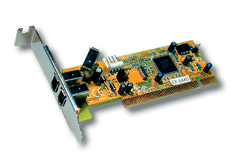 EXSYS EX-6440 - LowProfile FireWire PCI Card интерфейсная карта/адаптер