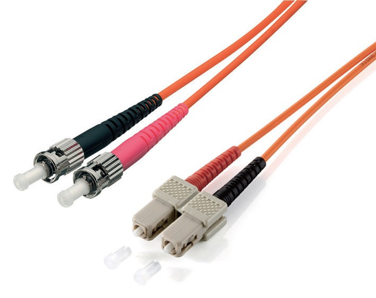 Equip SC/ST 50/125μm 3.0m 3m SC ST Orange fiber optic cable