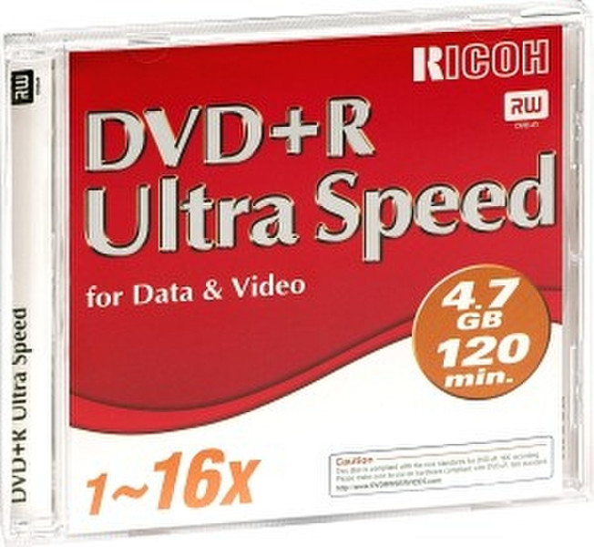 Ricoh DVD+R 4.7GB 5er Jewel Case 4.7GB DVD+R 5pc(s)