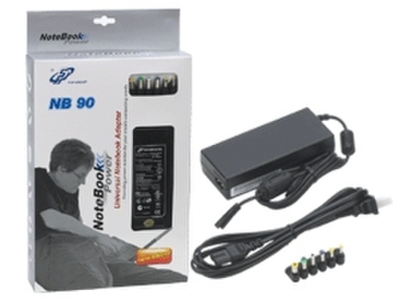 FSP/Fortron Universal Notebook Adaptor 90W Black power adapter/inverter