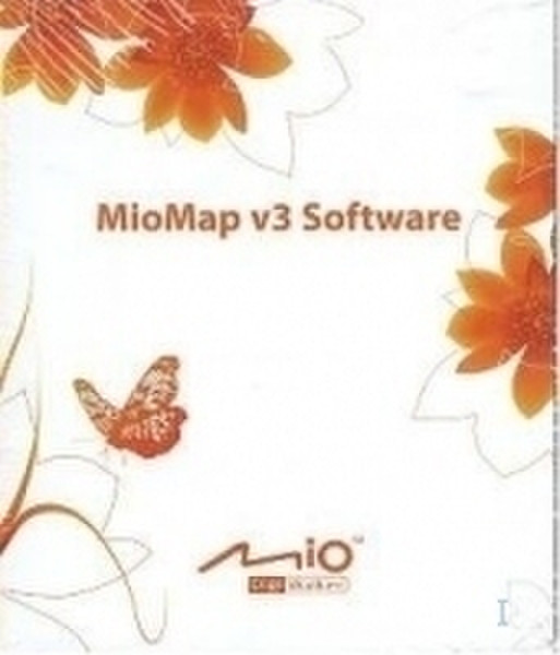 Mio 256 MB SD Card MioMap V3 Software + Australia 2007 Maps