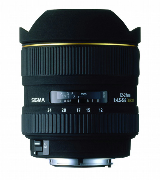 Sigma Wide Angle 12-24mm f/4.5-5.6 EX DG Aspherical HSM Autofocus Lens for AF Black