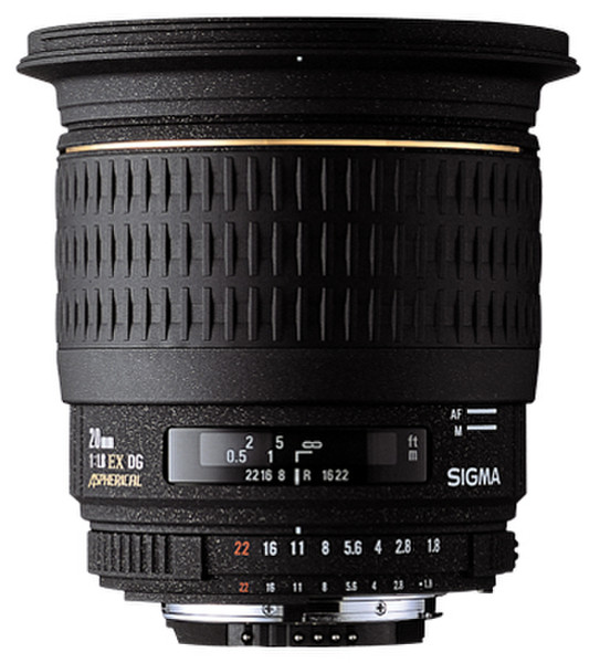 Sigma 20mm F1.8 EX DG ASPHERICAL RF Schwarz