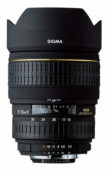 Sigma Wide Angle 15-30mm f/3.5-4.5 EX Aspherical DG Autofocus Lens for Sony/Minolta AF Black