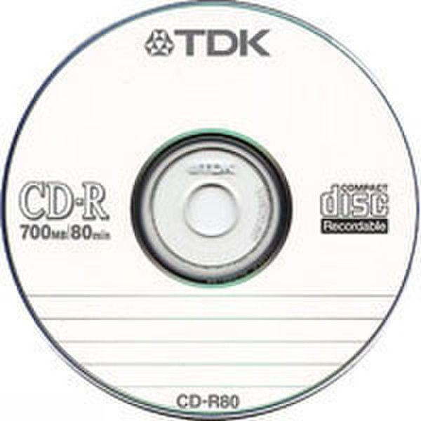 martillo gastos generales Ciego ᐈ TDK CD-R 700MB • best Price • Technical specifications.