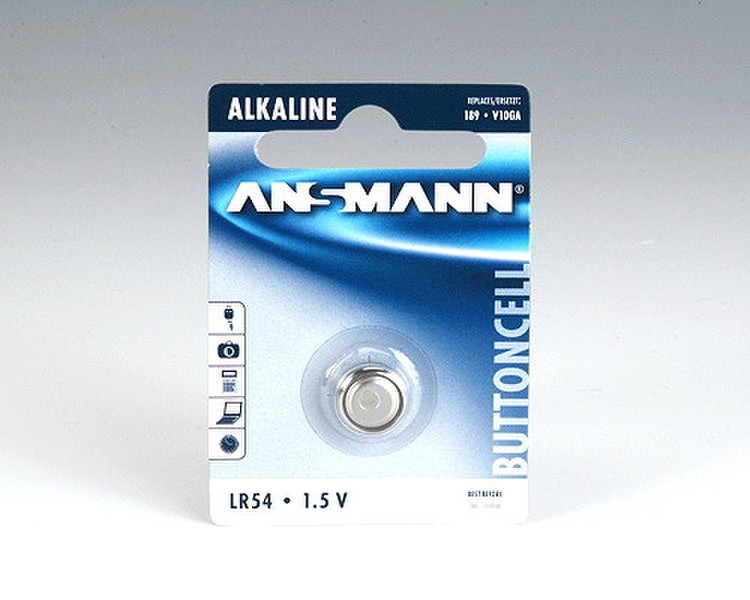 Ansmann Alkaline Battery LR 54 Alkaline 1.5V non-rechargeable battery