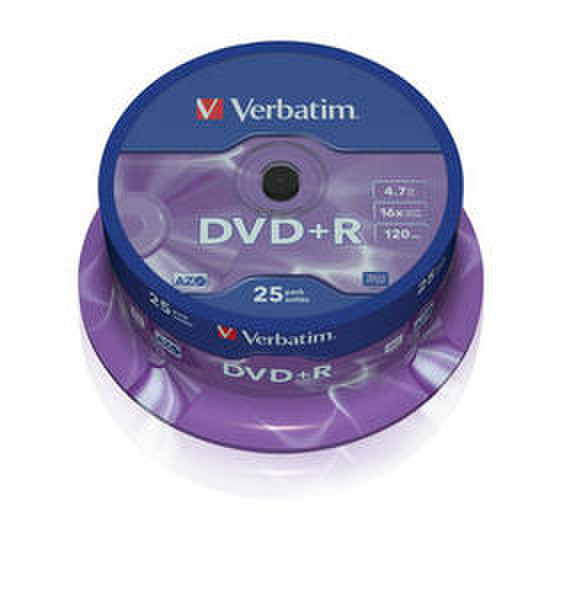 Verbatim DVD+R Matt Silver 4.7GB DVD+R 25pc(s)