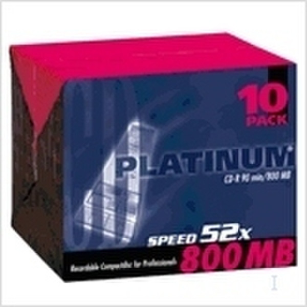 Bestmedia Platinum CD-R 800 MB 52x 10er JewelCase 700MB 100Stück(e)