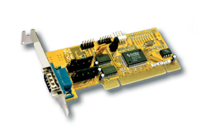 EXSYS LowProfile 2S PCI RS-232 card, 32-Bit интерфейсная карта/адаптер