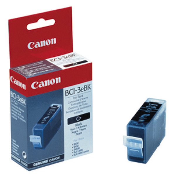 Canon BCI-3EBK 27ml 500pages Pigment black ink cartridge