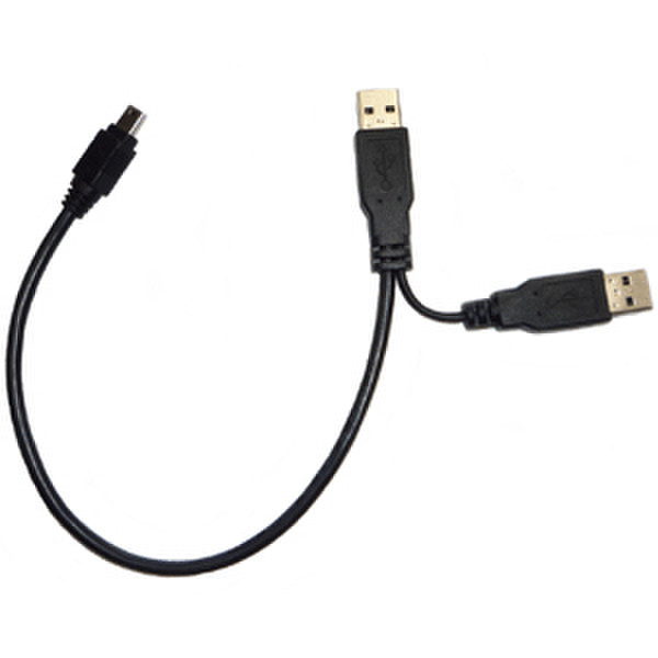 Toshiba PA1484U-1CBL 0.3m Mini-USB B USB A Black USB cable