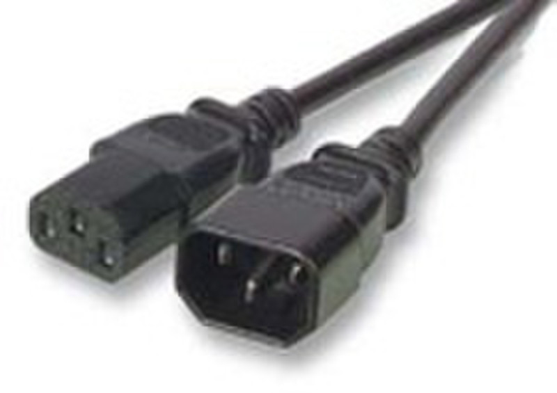 Bleil Power cable, 2m 2m Schwarz Stromkabel
